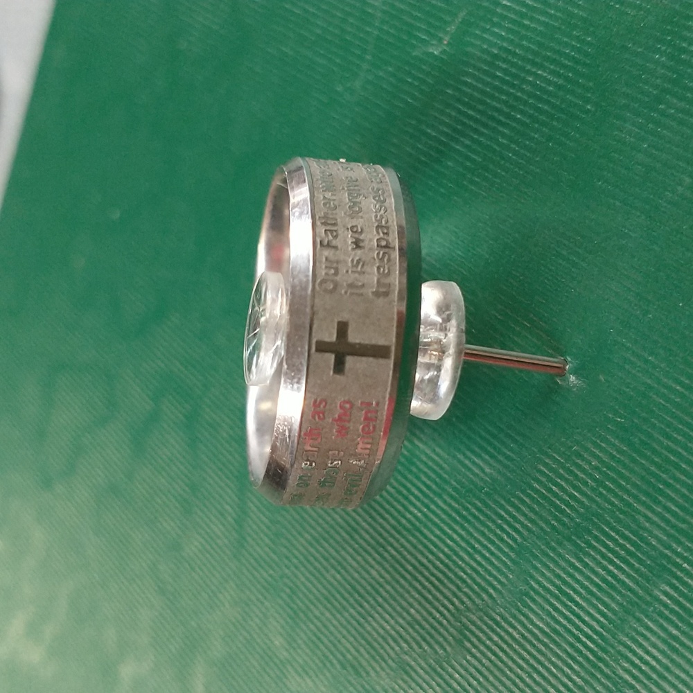 The Lord's Prayer Ring Stainless Steel